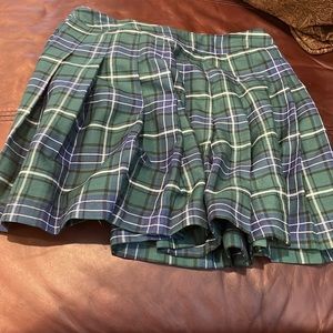 Plaid skirt